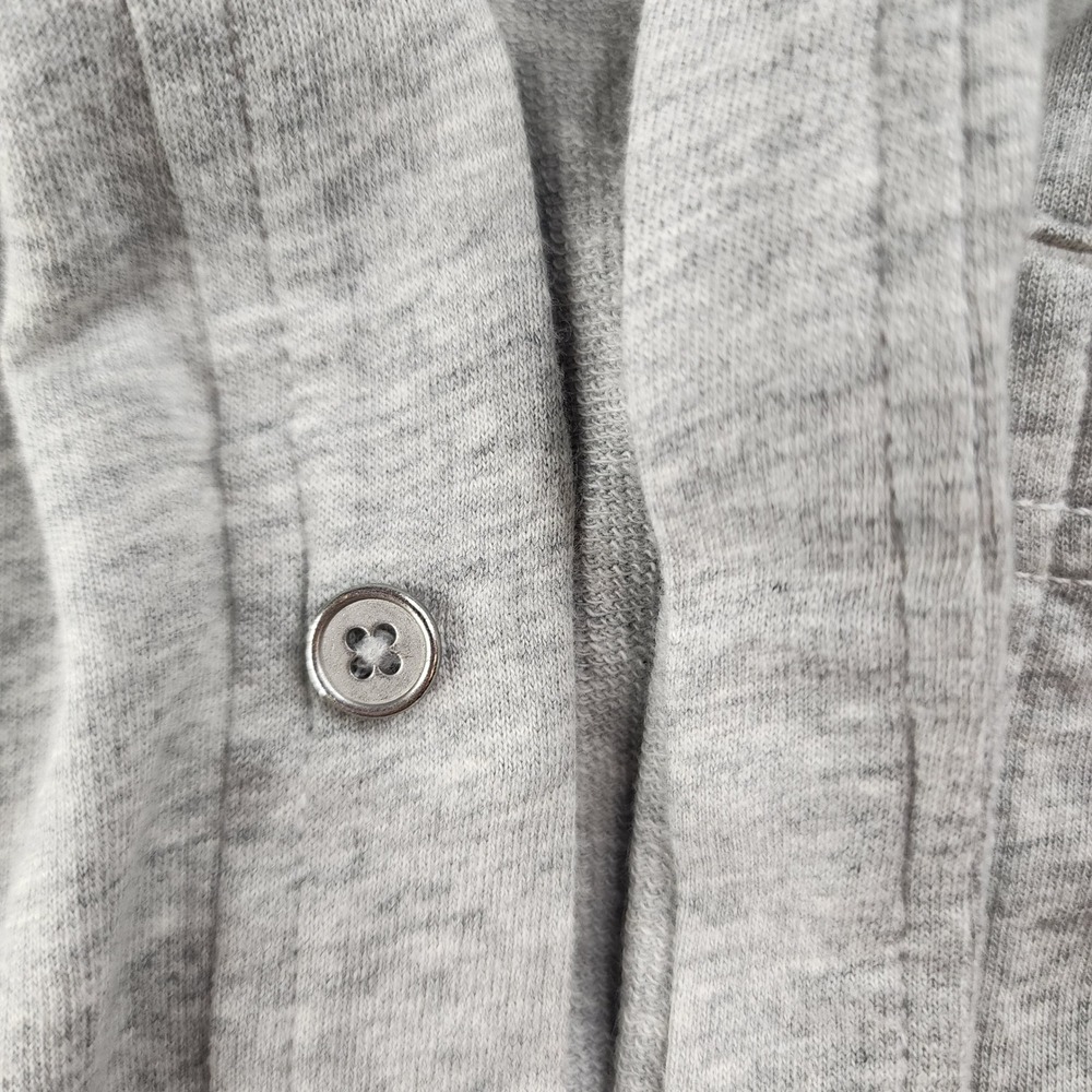 Aerie Adaptive Cardigan Magnetic Snaps Oversized XL Grey Heather Cozy Knit Top - Picture 4 of 14